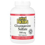 <img alt="Natural Factors, Glucosamine Sulfate, 500 mg, 360 Capsules" title="Natural Factors, Glucosamine Sulfate, 500 mg, 360 Capsules,068958265612"