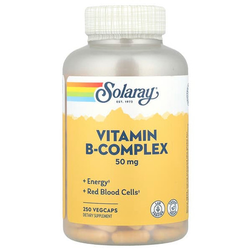 <img alt="Solaray, Vitamin B-Complex, 50 mg, 250 VegCaps" title="Solaray, Vitamin B-Complex, 50 mg, 250 VegCaps,076280042726"