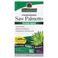 <img alt="Natures Answer, Saw Palmetto, Standardized, 120 Vegetarian Capsules" title="Natures Answer, Saw Palmetto, Standardized, 120 Vegetarian Capsules,083000164316"