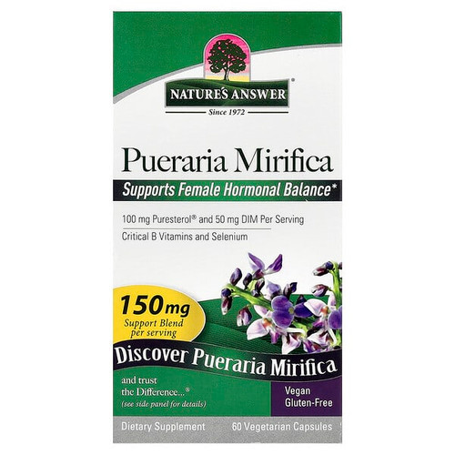 <img alt="Natures Answer, Pueraria Mirifica, 60 Vegetarian Capsules" title="Natures Answer, Pueraria Mirifica, 60 Vegetarian Capsules,083000261879"