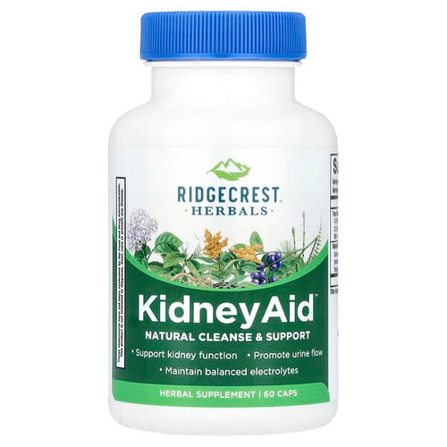 <img alt="RidgeCrest Herbals, KidneyAid, 60 Caps" title="RidgeCrest Herbals, KidneyAid, 60 Caps,355724001681"