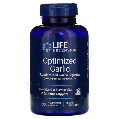 <img alt="Life Extension, Optimized Garlic, Standardized Garlic Capsules, 200 Vegetarian Capsules" title="Life Extension, Optimized Garlic, Standardized Garlic Capsules, 200 Vegetarian Capsules,737870139423"