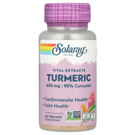 <img alt="Solaray, Vital Extracts, Turmeric, 600 mg, 60 VegCaps" title="Solaray, Vital Extracts, Turmeric, 600 mg, 60 VegCaps,076280186628"