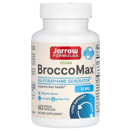 <img alt="Jarrow Formulas, Vegan BroccoMax, 60 Veggie Capsules (17.50 mg per Capsule)" title="Jarrow Formulas, Vegan BroccoMax, 60 Veggie Capsules (17.50 mg per Capsule),790011200277"