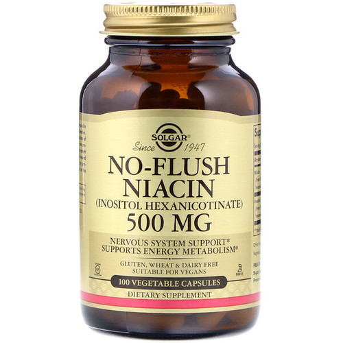 <img alt="Solgar, No-Flush Niacin, 500 mg, 100 Vegetable Capsules" title="Solgar, No-Flush Niacin, 500 mg, 100 Vegetable Capsules,033984019119"