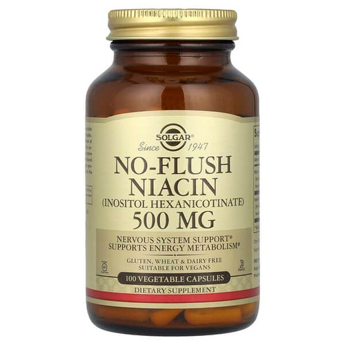 <img alt="Solgar, No-Flush Niacin, 500 mg, 100 Vegetable Capsules" title="Solgar, No-Flush Niacin, 500 mg, 100 Vegetable Capsules,033984019119"