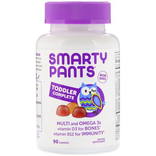 <img alt="SmartyPants, Toddler Complete, 90 Gummies" title="SmartyPants, Toddler Complete, 90 Gummies,817053021124"