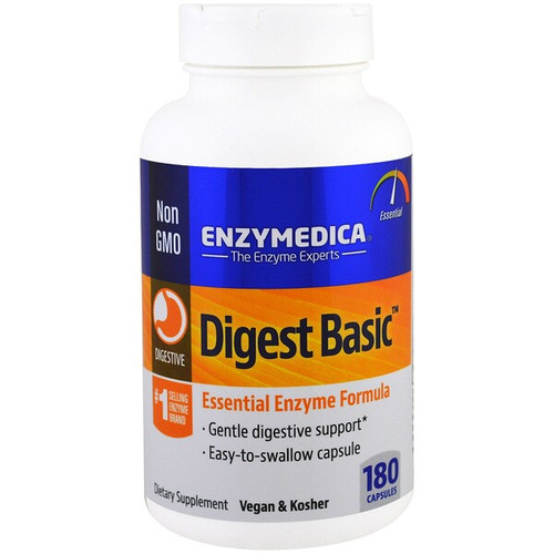 <img alt="Enzymedica, Digest Basic, Essential Enzyme Formula, 180 Capsules" title="Enzymedica, Digest Basic, Essential Enzyme Formula, 180 Capsules,670480290118"