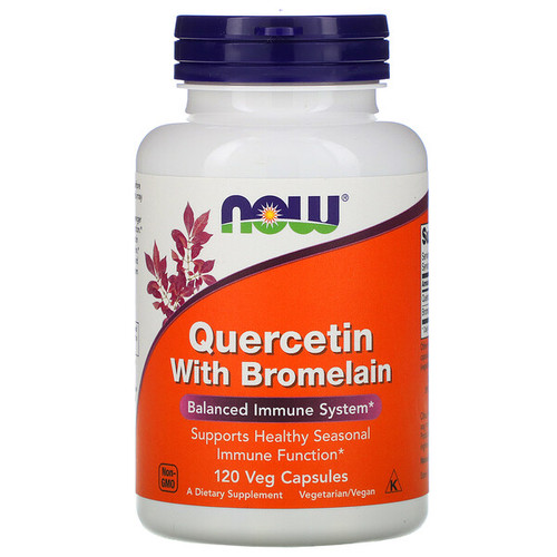 <img alt="Now Foods, Quercetin with Bromelain, 120 Veg Capsules" title="Now Foods, Quercetin with Bromelain, 120 Veg Capsules,733739030702"