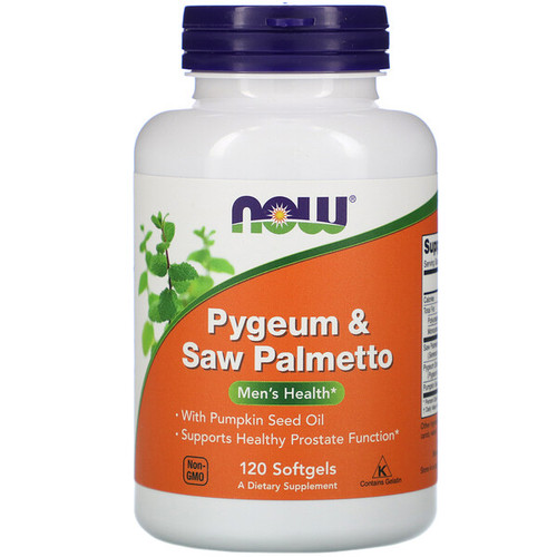 <img alt="Now Foods, Pygeum & Saw Palmetto, 120 Softgels" title="Now Foods, Pygeum & Saw Palmetto, 120 Softgels,733739047298"