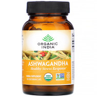 <img alt="Organic India, Organic, Ashwagandha, 90 Veg Caps" title="Organic India, Organic, Ashwagandha, 90 Veg Caps,851469000168"