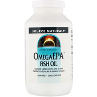 <img alt="Source Naturals, OmegaEPA Fish Oil, 1,000 mg, 200 Softgels" title="Source Naturals, OmegaEPA Fish Oil, 1,000 mg, 200 Softgels,021078001775"