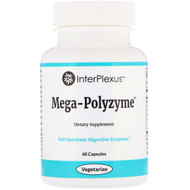 <img alt="InterPlexus , Mega-Polyzyme, 60 Capsules" title="InterPlexus , Mega-Polyzyme, 60 Capsules,766897258602"