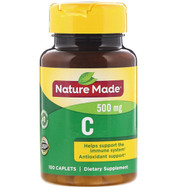 <img alt="Nature Made, Vitamin C, 500 mg, 100 Caplets" title="Nature Made, Vitamin C, 500 mg, 100 Caplets,031604014858"