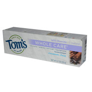 3 PACK OF Toms of Maine, Whole Care Fluoride Toothpaste, Cinnamon Clove, 4.7 oz (133 g)
