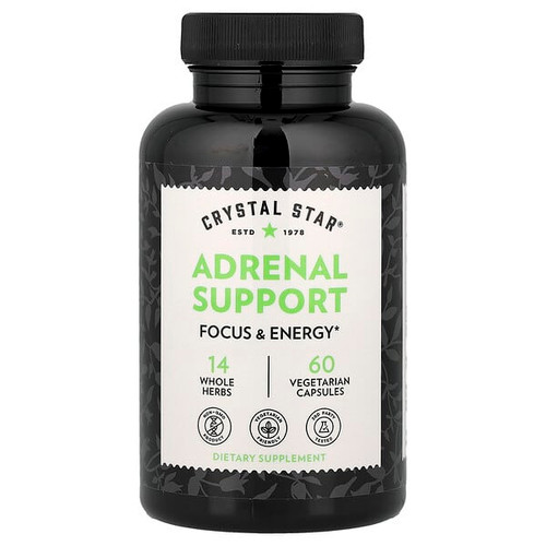 <img alt="Crystal Star, Adrenal Support, 60 Vegetarian Capsules" title="Crystal Star, Adrenal Support, 60 Vegetarian Capsules,747889010002"