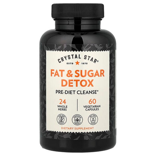 <img alt="Crystal Star, Fat & Sugar Detox, 60 Vegetarian Capsules" title="Crystal Star, Fat & Sugar Detox, 60 Vegetarian Capsules,747889020209"
