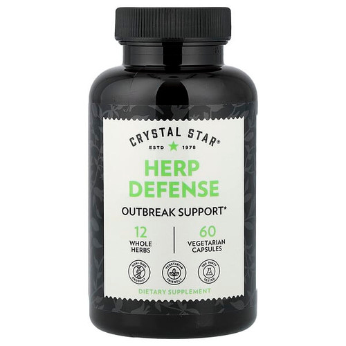 <img alt="Crystal Star, Herp Defense, 60 Vegetarian Capsules" title="Crystal Star, Herp Defense, 60 Vegetarian Capsules,747889026508"