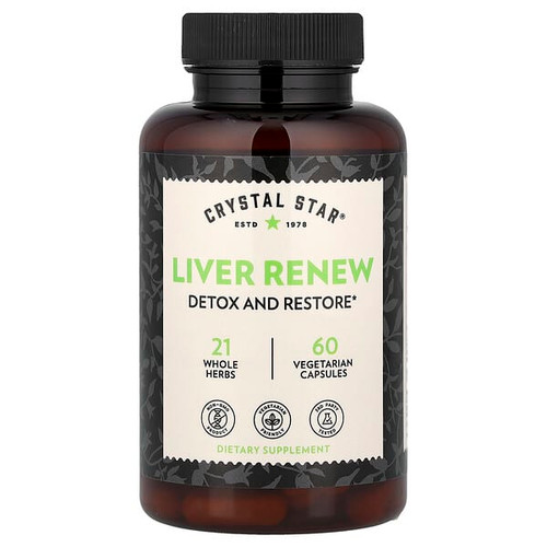 <img alt="Crystal Star, Liver Renew, 60 Vegetarian Capsules" title="Crystal Star, Liver Renew, 60 Vegetarian Capsules,747889030109"