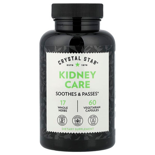 <img alt="Crystal Star, Kidney Care, 60 Vegetarian Capsules" title="Crystal Star, Kidney Care, 60 Vegetarian Capsules,747889040108"