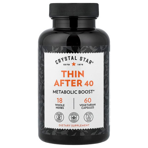 <img alt="Crystal Star, Thin After 40, 60 Vegetarian Capsules" title="Crystal Star, Thin After 40, 60 Vegetarian Capsules,747889041402"