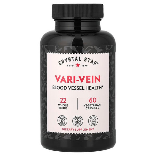 <img alt="Crystal Star, Vari-Vein, 60 Vegetarian Capsules" title="Crystal Star, Vari-Vein, 60 Vegetarian Capsules,747889041907"