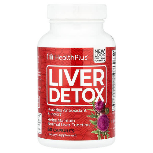 <img alt="Health Plus, Liver Detox, 60 Capsules" title="Health Plus, Liver Detox, 60 Capsules,083502550013"
