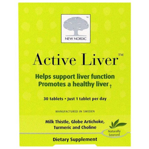 <img alt="New Nordic, Active Liver, 30 Tablets" title="New Nordic, Active Liver, 30 Tablets,741805919554"