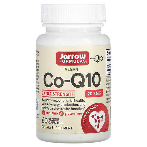 <img alt="Jarrow Formulas, Vegan Co-Q10, 200 mg, 60 Veggie Capsules" title="Jarrow Formulas, Vegan Co-Q10, 200 mg, 60 Veggie Capsules,790011060161"