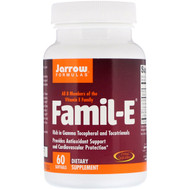 <img alt="Jarrow Formulas, Famil-E, 60 Softgels" title="Jarrow Formulas, Famil-E, 60 Softgels,790011120285"
