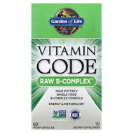 <img alt="Garden of Life, Vitamin Code, RAW B-Complex, 60 Vegan Capsules" title="Garden of Life, Vitamin Code, RAW B-Complex, 60 Vegan Capsules,658010113809"