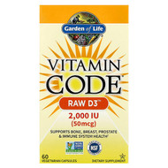 <img alt="Garden of Life, Vitamin Code, RAW D3, 60 Vegetarian Capsules" title="Garden of Life, Vitamin Code, RAW D3, 60 Vegetarian Capsules,658010114134"