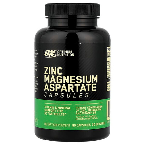 <img alt="Optimum Nutrition, Zinc Magnesium Aspartate, 90 Capsules" title="Optimum Nutrition, Zinc Magnesium Aspartate, 90 Capsules,748927024821"