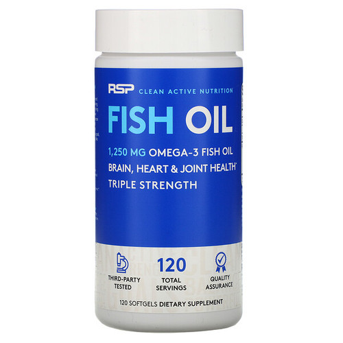 <img alt="RSP Nutrition, Fish Oil, Extra Strength Omega, 120 Softgels" title="RSP Nutrition, Fish Oil, Extra Strength Omega, 120 Softgels,858491007271"
