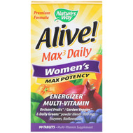<img alt="Natures Way, Alive!, Max3 Daily, Womens Multivitamin, 90 Tablets" title="Natures Way, Alive!, Max3 Daily, Womens Multivitamin, 90 Tablets,033674155431"