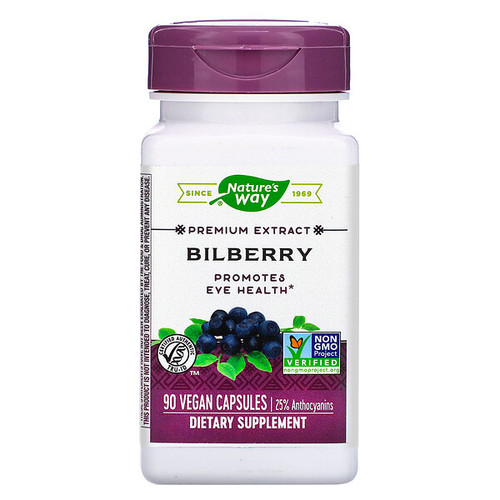 <img alt="Natures Way, Bilberry, Standardized, 90 Veg Capsules" title="Natures Way, Bilberry, Standardized, 90 Veg Capsules,033674605103"
