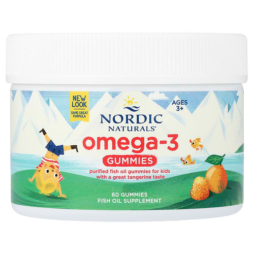 <img alt="Nordic Naturals, Omega-3 Gummies, Ages 3+, Tangerine, 60 Gummies (41 mg per Gummy)" title="Nordic Naturals, Omega-3 Gummies, Ages 3+, Tangerine, 60 Gummies (41 mg per Gummy),768990301308"