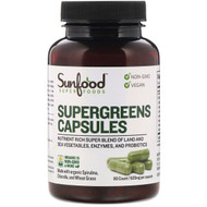 <img alt="Sunfood, Supergreens Capsules, 620 mg, 90 Capsules" title="Sunfood, Supergreens Capsules, 620 mg, 90 Capsules,803813102288"