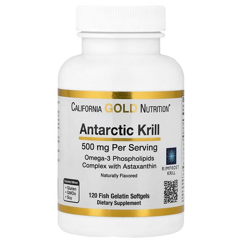 <img alt="California Gold Nutrition, Antarctic Krill Oil, Omega-3 Phospholipids Complex with Astaxanthin, Natural Strawberry and Lemon, 500 mg, 120 Fish Gelatin Softgels" title="California Gold Nutrition, Antarctic Krill Oil, Omega-3 Phospholipids Complex with Astaxanthin, Natural Strawberry and Lemon, 500 mg, 120 Fish Gelatin Softgels,898220011018"