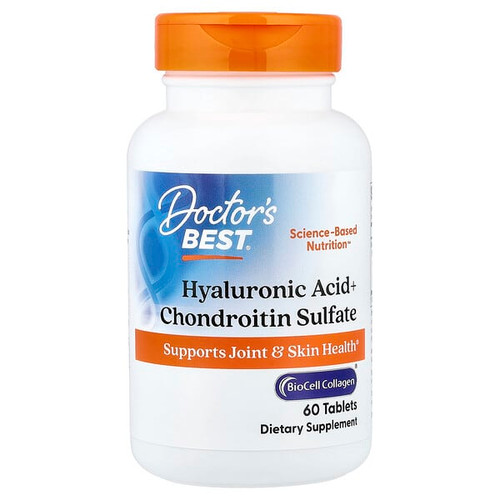 <img alt="Doctors Best, Hyaluronic Acid + Chondroitin Sulfate, 60 Tablets" title="Doctors Best, Hyaluronic Acid + Chondroitin Sulfate, 60 Tablets,753950002654"