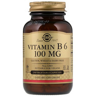 <img alt="Solgar, Vitamin B6, 100 mg, 250 Vegetable Capsules" title="Solgar, Vitamin B6, 100 mg, 250 Vegetable Capsules,033984031111"