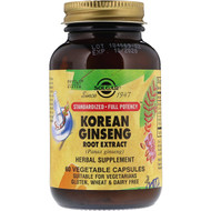 <img alt="Solgar, Korean Ginseng Root Extract, 60 Vegetable Capsules" title="Solgar, Korean Ginseng Root Extract, 60 Vegetable Capsules,033984041387"