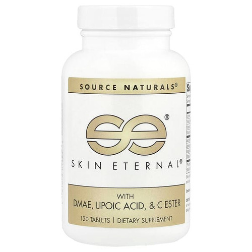 <img alt="Source Naturals, Skin Eternal with DMAE, Lipoic Acid, & C Ester, 120 Tablets" title="Source Naturals, Skin Eternal with DMAE, Lipoic Acid, & C Ester, 120 Tablets,021078014836"