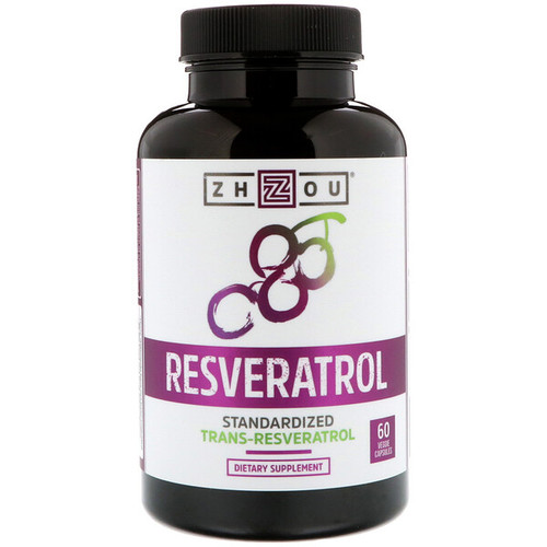 <img alt="Zhou Nutrition, Resveratrol, 60 Vegetarian Capsules" title="Zhou Nutrition, Resveratrol, 60 Vegetarian Capsules,859805006294"