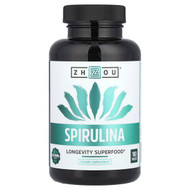 <img alt="Zhou Nutrition, Spirulina, 180 Tablets" title="Zhou Nutrition, Spirulina, 180 Tablets,859805006331"