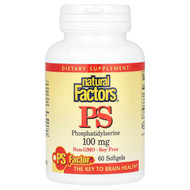 <img alt="Natural Factors, PS Phosphatidylserine, 100 mg, 60 Softgels" title="Natural Factors, PS Phosphatidylserine, 100 mg, 60 Softgels,068958026169"