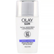 <img alt="Olay, Sun, Facial Sunscreen + Shine Control, SPF 35, 1.3 fl oz (40 ml)" title="Olay, Sun, Facial Sunscreen + Shine Control, SPF 35, 1.3 fl oz (40 ml),075609197406"