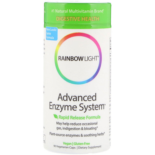 <img alt="Rainbow Light, Advanced Enzyme System, Rapid Release Formula, 90 Vegetarian Caps" title="Rainbow Light, Advanced Enzyme System, Rapid Release Formula, 90 Vegetarian Caps,021888351015"