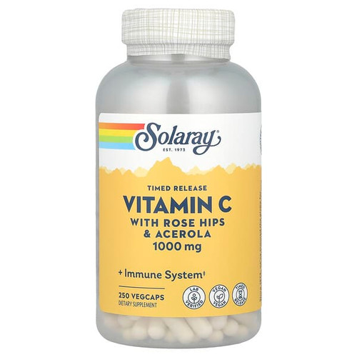 <img alt="Solaray, Timed Release Vitamin C with Rose Hips & Acerola, 1,000 mg, 250 VegCaps" title="Solaray, Timed Release Vitamin C with Rose Hips & Acerola, 1,000 mg, 250 VegCaps,076280044515"