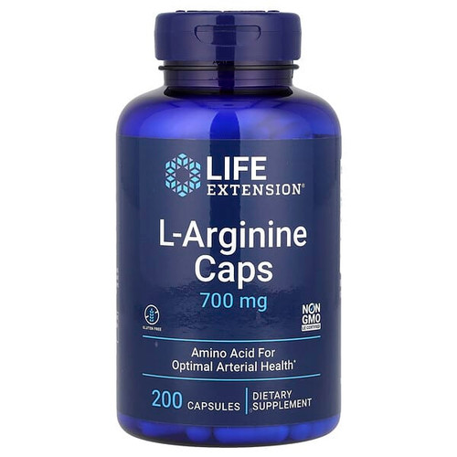 <img alt="Life Extension, L-Arginine Caps, 700 mg, 200 Capsules" title="Life Extension, L-Arginine Caps, 700 mg, 200 Capsules,737870162421"